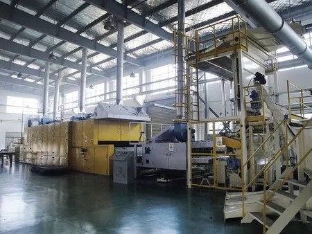 300gsm ~ 3000gsm  Automotive Insulation Felt Thermal Bonding Machine Production Line