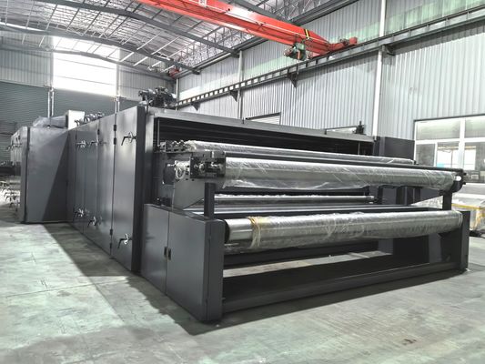 Multiple hot air circulation thermal bonding oven with low power consumtion