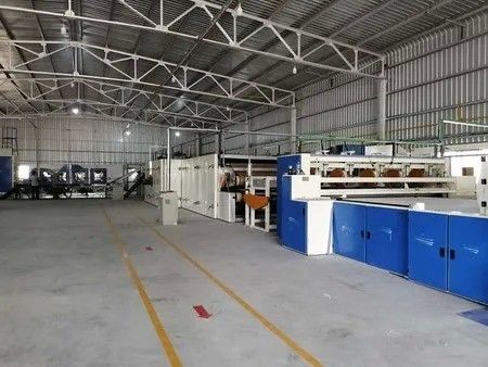 Máquina de ligação térmica de fibras de poliéster de baixa fusão