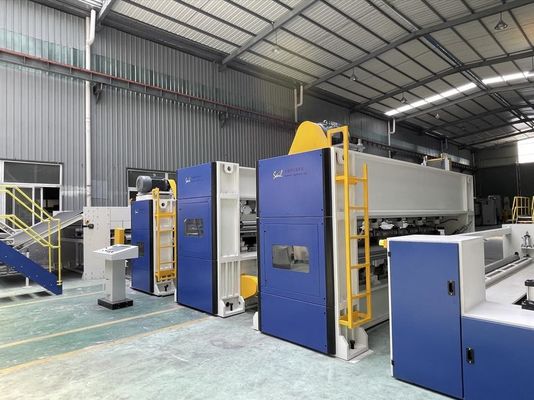 Filtração de ar Máquina de fabricação de tecidos não tecidos Máquina de perfuração de agulhas de alta velocidade